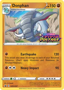 SWSH Black Star Promos Donphan Pokémon card